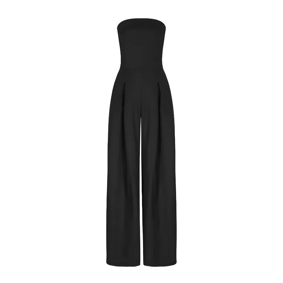 Damen Overall mit weitem Bein