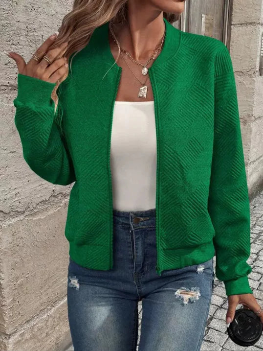 Damen Bomberjacke in minimalistischem Design