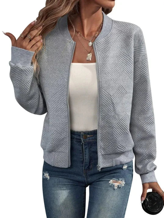 Damen Bomberjacke in minimalistischem Design