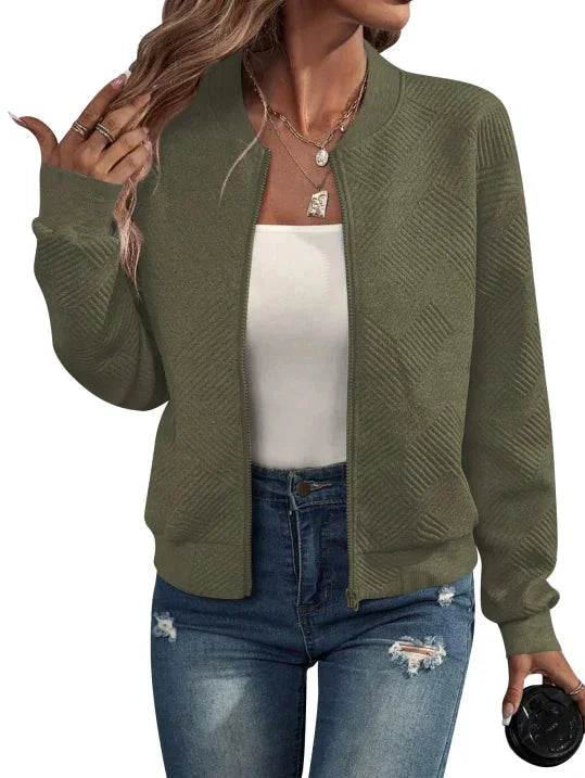Damen Bomberjacke in minimalistischem Design
