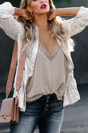 Eleganter Damenblazer mit Pailletten