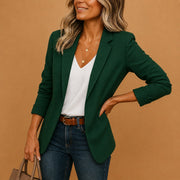 Katharina | Damen Blazer Tailliert Ein-Knopf Slim Fit Business Jacke