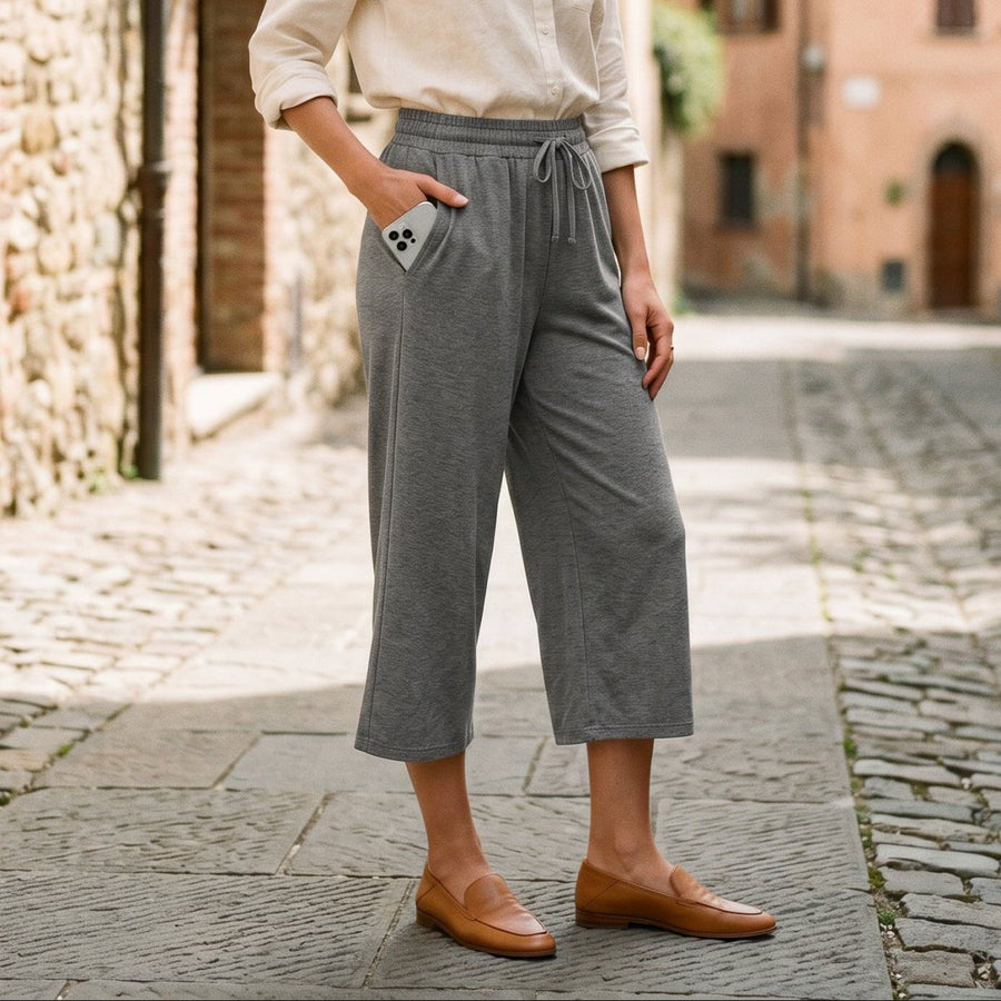 Damen Culotte in 3/4-Länge mit Taschen