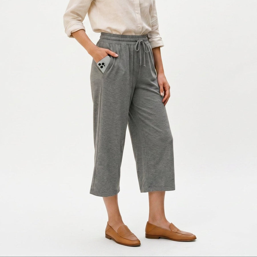 Damen Culotte in 3/4-Länge mit Taschen