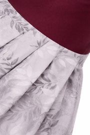 Damen Dirndl Kleid mit breitem Trägeransatz, Taillenband und Spitzenrock