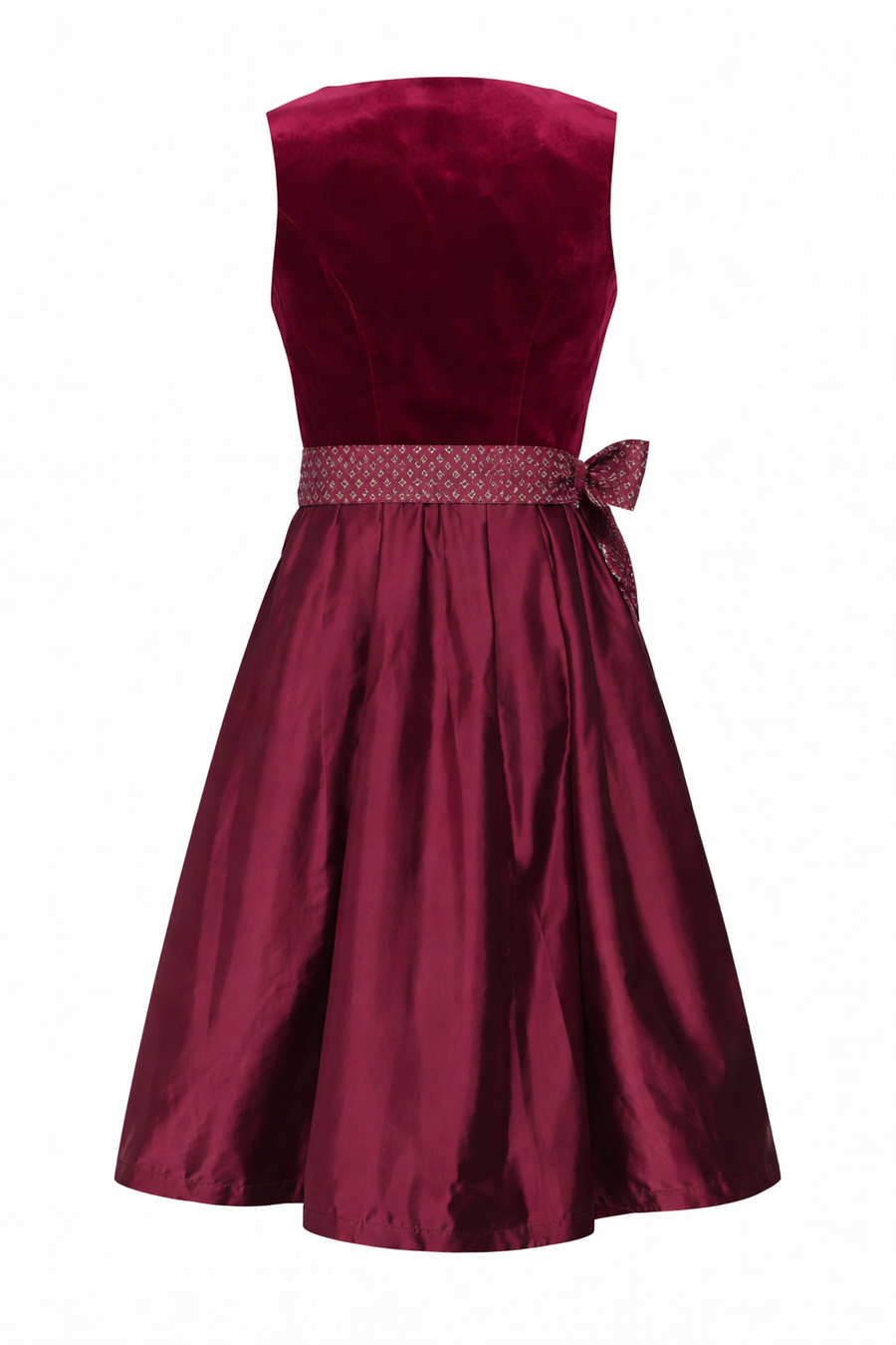 Damen Dirndl Set mit Samtoberteil und Schürze