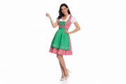 Damen Dirndlkleid Set mit Schürze und Bluse
