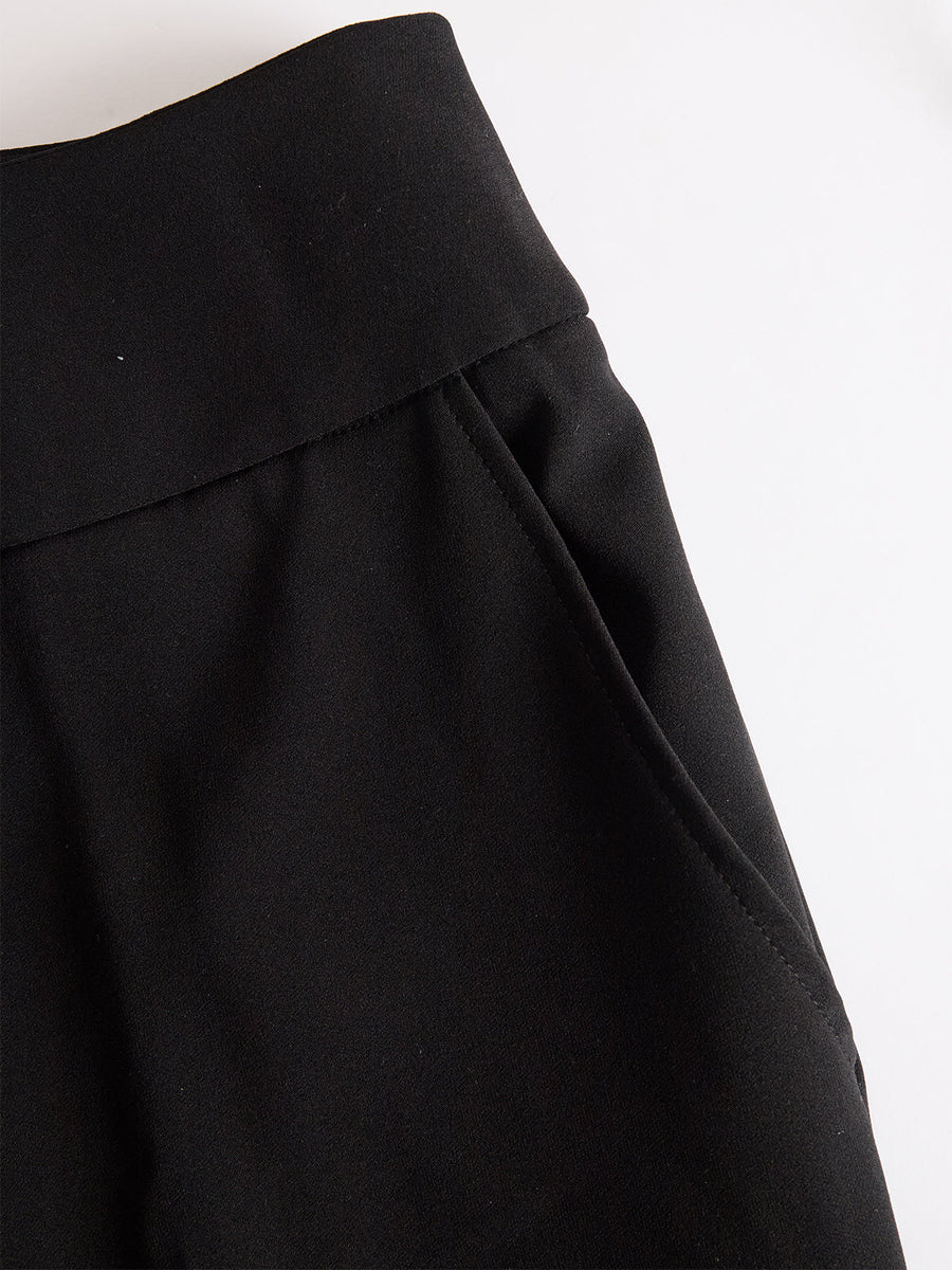 Damen Dreiteiliges Set mit Transparentem Oberteil und Weiter Hose