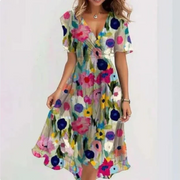 Heidi-Mode | Damen Elegant Sommerkleid Partykleid