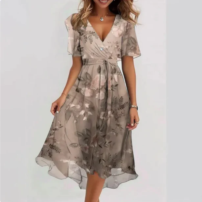 Heidi-Mode | Damen Elegant Sommerkleid Partykleid