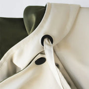 Damen Regenjacke mit Kapuze und Kordelzug