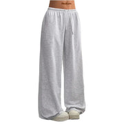 Damen Hose mit elastischem Bund und weitem Bein