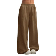 Damen Hose mit elastischem Bund und weitem Bein