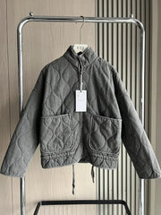 Damen Jacke mit Stehkragen und Taschendetails