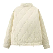 Damen Jacke mit Stehkragen und Taschendetails