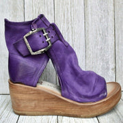 Luisa | Damen Keilsandalen mit Schnallenverschluss und Plateau
