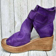 Luisa | Damen Keilsandalen mit Schnallenverschluss und Plateau
