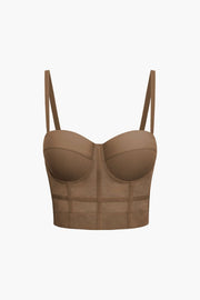 Damen Korsett Top mit Trägern