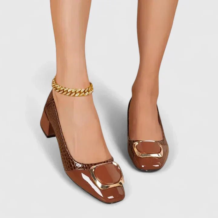 Sophie | Damen Loafer Bequem Klassisch Block Absatz