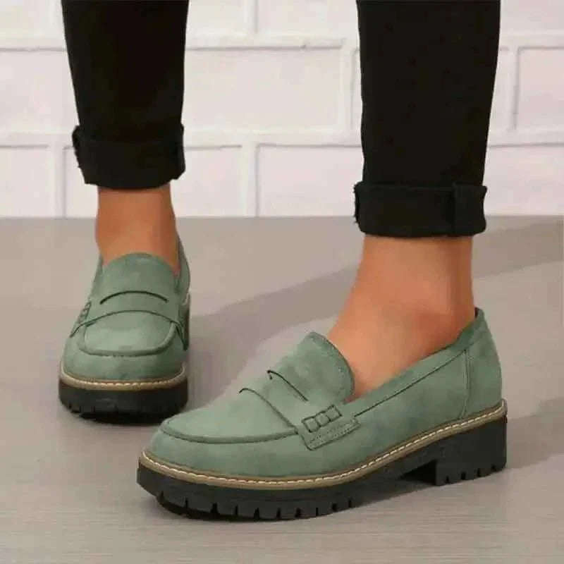 Damen Loafer Chunky Komfort