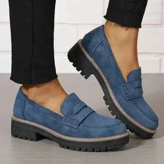 Damen Loafer Chunky Komfort