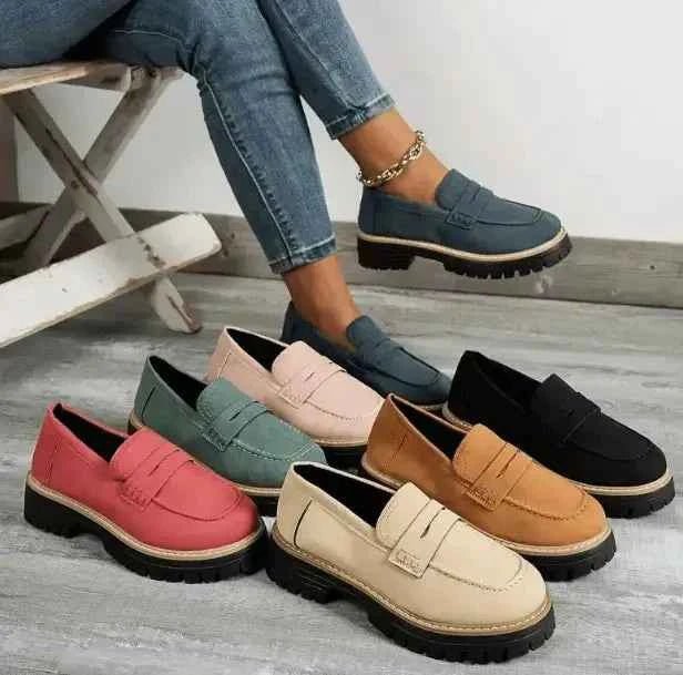 Damen Loafer Chunky Komfort