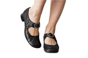 Damen Mary-Jane Schuhe mit Schnallenriemen und Ausschnitten