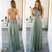 Damen Maxikleid mit verstellbarem Nackenband