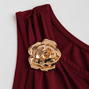Damen One-Shoulder Minikleid mit Rüschen