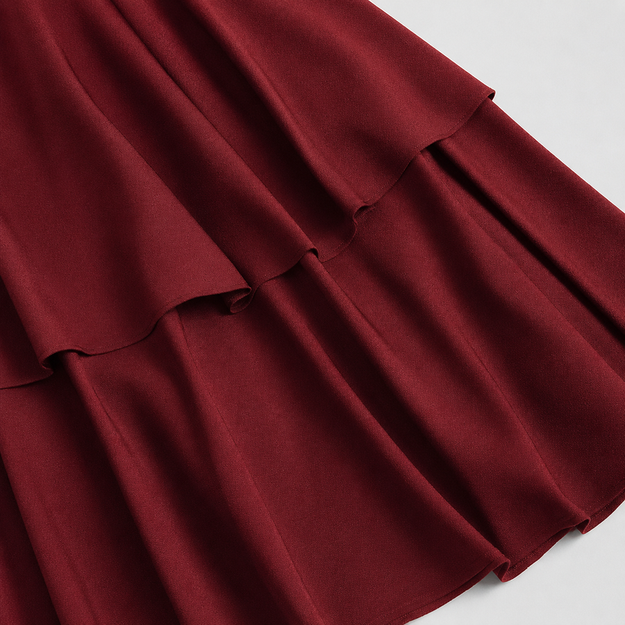 Damen One-Shoulder Minikleid mit Rüschen