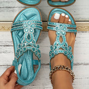 Katharina | Damen Orthopädische Boho Sandalen mit Strass
