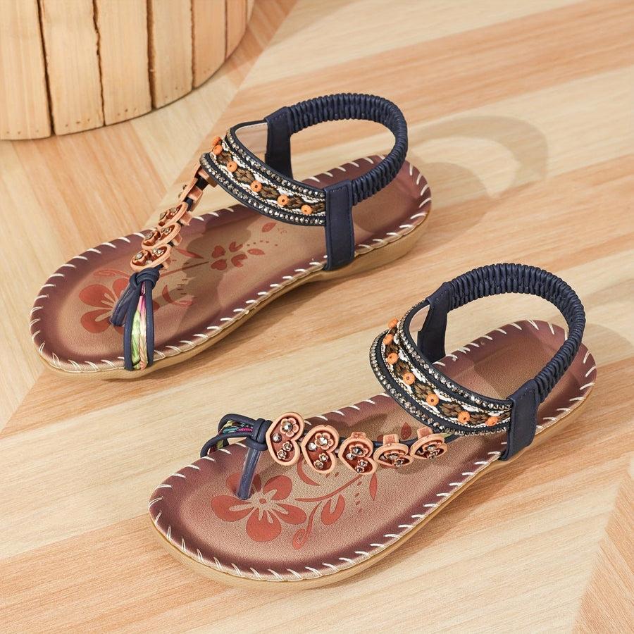 Marie | Damen Orthopädische Flache Knöchelriemen Sandalen