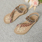 Marie | Damen Orthopädische Flache Knöchelriemen Sandalen