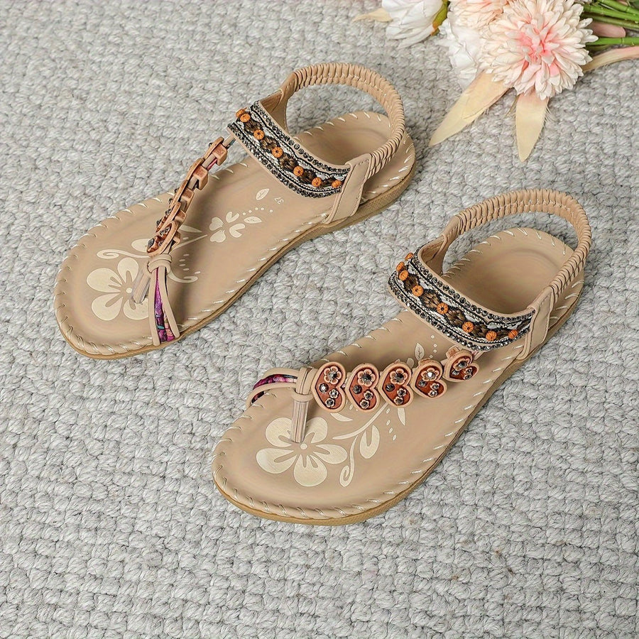Marie | Damen Orthopädische Flache Knöchelriemen Sandalen
