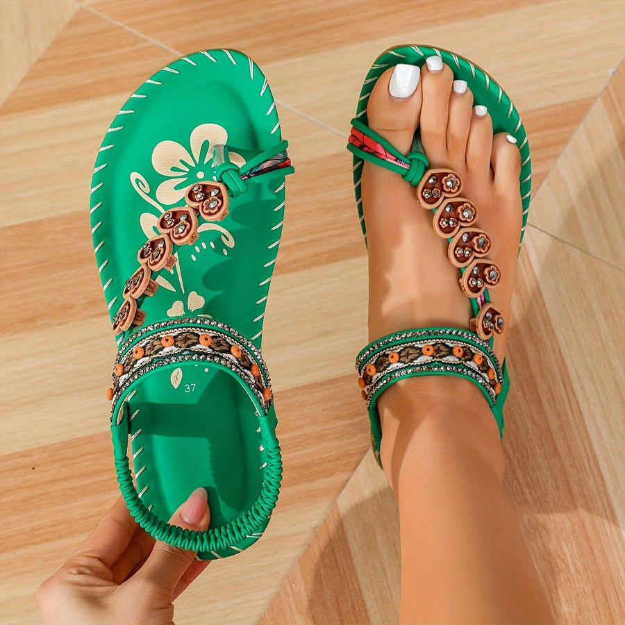Marie | Damen Orthopädische Flache Knöchelriemen Sandalen