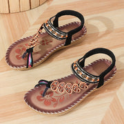 Marie | Damen Orthopädische Flache Knöchelriemen Sandalen
