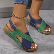 Emilia | Damen Orthopädische Keilabsatz Slingback Sandalen