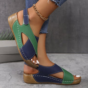 Emilia | Damen Orthopädische Keilabsatz Slingback Sandalen
