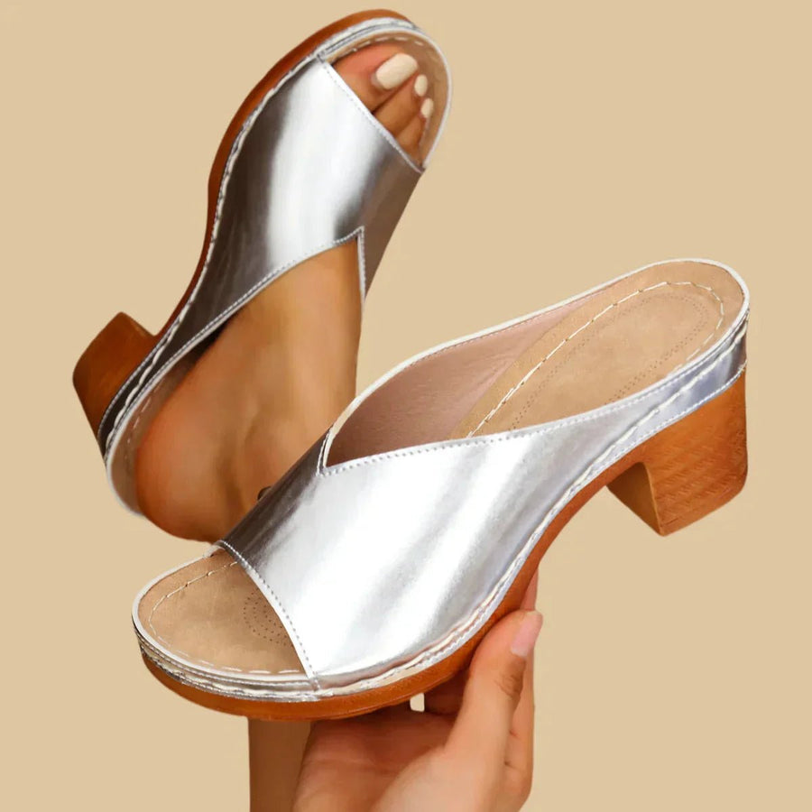 Johanna | Damen Orthopädische Plateau-Sandalen mit Blockabsatz