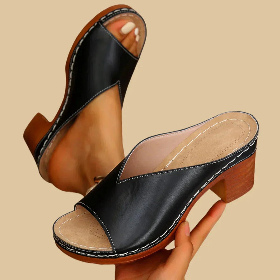 Johanna | Damen Orthopädische Plateau-Sandalen mit Blockabsatz