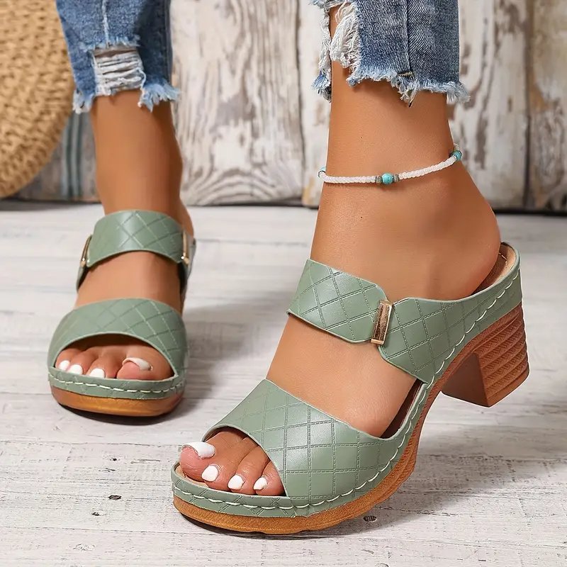 Marlene | Damen Orthopädische Sandalen mit Blockabsatz