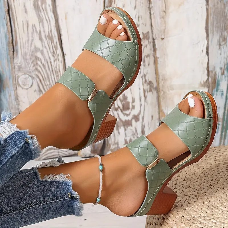 Marlene | Damen Orthopädische Sandalen mit Blockabsatz