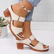 Marlene | Damen Orthopädische Sandalen mit Blockabsatz