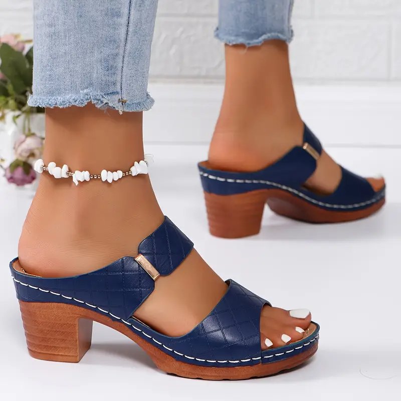 Marlene | Damen Orthopädische Sandalen mit Blockabsatz