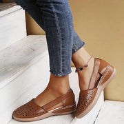 Elfriede | Damen Orthopädische Slip-On Schuhe Gelocht