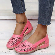 Elfriede | Damen Orthopädische Slip-On Schuhe Gelocht
