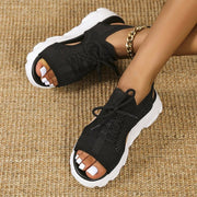 Lena | Damen Orthopädische Sneaker-Sandalen mit Schnürung