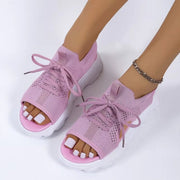 Lena | Damen Orthopädische Sneaker-Sandalen mit Schnürung