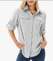 Emilia | Damen Outdoor Hemd UVP 50 Langarm Wanderhemd
