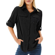 Emilia | Damen Outdoor Hemd UVP 50 Langarm Wanderhemd